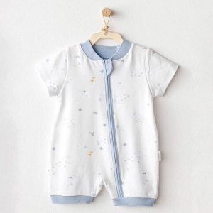 Andywawa Ac25605 Ocean İs My Happy Place Bebek Tulum White