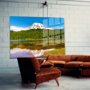 Doğa Manzara Cam Tablo 461
