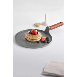 Neoflam Fika Alüminyum Döküm Krep Tava 26 Cm Gri