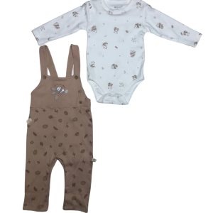 Bibaby Biorganic Love  Our Earth Salopet 60786 Mocha