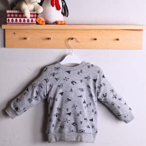 Erkek Bebek Pijama Eşofman Takımı Siyah