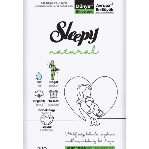 Sleepy Natural Bebek Bezi Fırsat Paketi 1 Beden 50 Adet