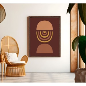 Bohem Tarz MDF Plastik Çerçeveli Dekoratif Tablo 01 