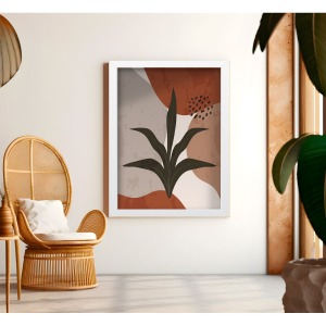 Bohem Tarz MDF Plastik Çerçeveli Dekoratif Tablo 01 