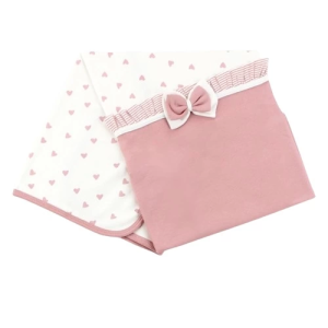 Sebi Bebe Kalpli Fiyonklu Bebe Battaniye 1097