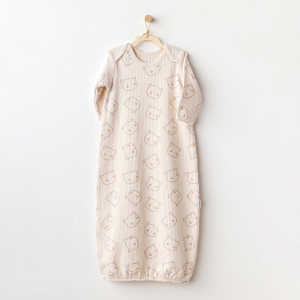 Andywawa Ac25186 Bear Tıme Bebek Uyku Tulumu Light Beige