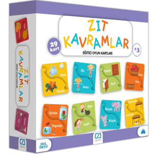 Games Zıt Kavramlar Eğitici Oyun Kartları 29 Kart 5045