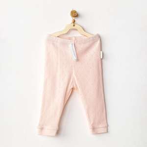 Andywawa Ac25556 Pants Jacquard Basic Pantolon Pink