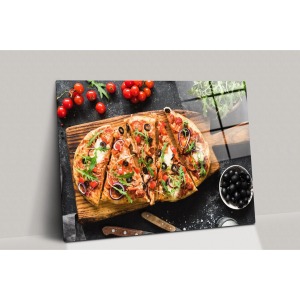 Djital Baskı Yatay Cam Tablo 590
