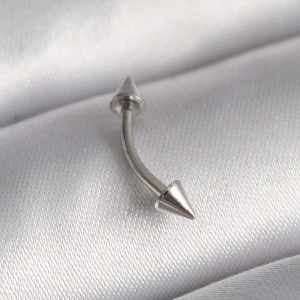 316L Çelik Gümüş Renk Çivi Model Piercing