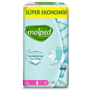 Molped Extra Hijyen Uzun Ped Süper Eko 18 Adet