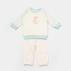 Bibaby Biorganic Save The Seahorse 2'li Bebek Takım 59797 Bej-mint