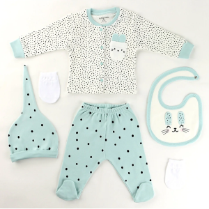 Aziz Bebe 5 Parça Hastane Çıkış 5304 Orjinal