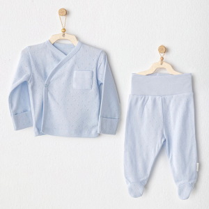 Andywawa Ac25557 Side Snap Set 2'li Zıbın Takım Blue