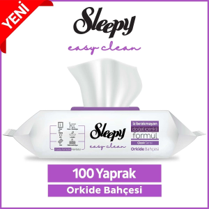 Sleepy Yüzey Temizlik Havlusu 100 Adet Orkide