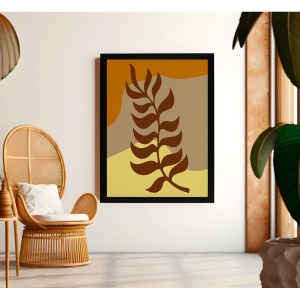 Bohem Tarz MDF Plastik Çerçeveli Dekoratif Tablo 01 