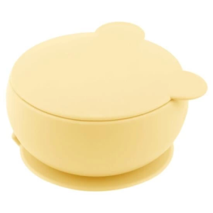 OiOi Silikon Kapaklı Kase Mellow Yellow