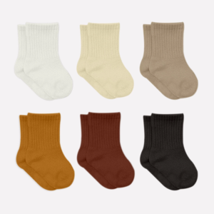 Bistyle Mix Penye Soket Çorap 6'lı Bs10101m Toprak