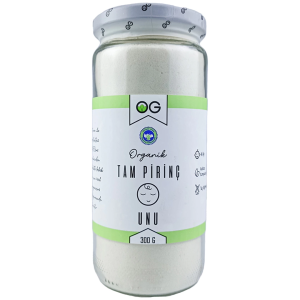 Og Natural Organik Tam Pirinç Unu 300 Gr