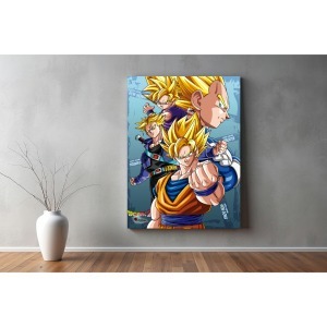 Anime Karakterleri Özel Tasarım Kanvas Tablo 186
