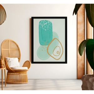 Bohem Tarz MDF Plastik Çerçeveli Dekoratif Tablo 01 