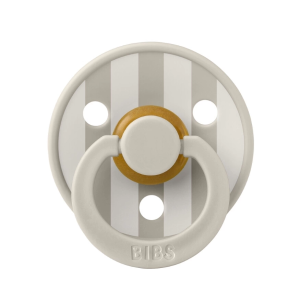 Bibs Studio Colour Block Kauçuk Emzik 0-6 Ay Sand / Ivory