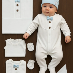 Tulumlu Papyonlu 8'li Hastane Çıkış Seti 