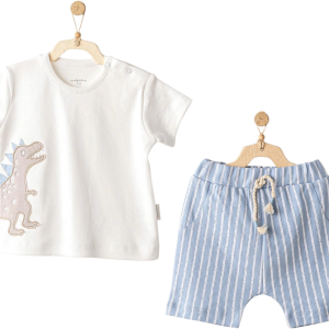 Andywawa Ac25916 Dino 2'li Bebek Takım Blue
