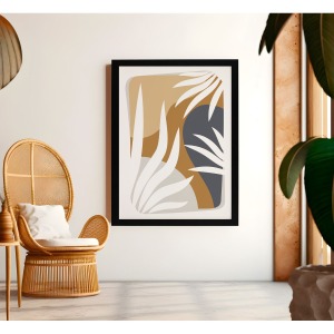 Bohem Tarz MDF Plastik Çerçeveli Dekoratif Tablo 01 
