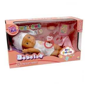 Sunman Bebelou Hoşgeldin Sesli Ağlayan Bebek 30 Cm