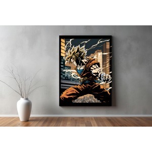 Anime Karakterleri Özel Tasarım Kanvas Tablo 150