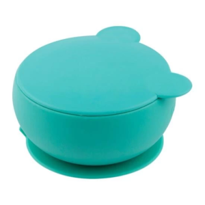 Oioi Silikon Kapaklı Kase Aqua Green