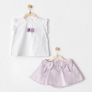 Andywawa Ac25575 Magical Butterlfy 2'li Bebe Takım Lila