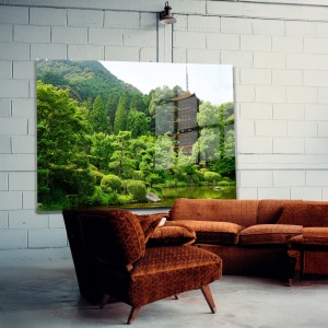 Doğa Manzara Cam Tablo 338