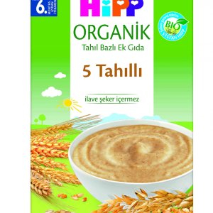 Hipp Organik 5 Tahıllı Tahıl Bazlı Kaşık Maması 200 Gr