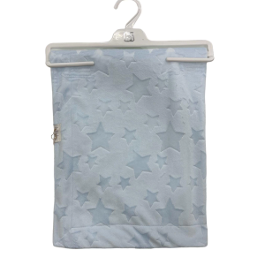 Bibaby Jacquard Star 82x90 Battaniye 64726 Blue
