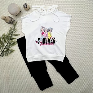 6-24 Ay Hungry Kız Çocuk Pijama Takımı Fuşya