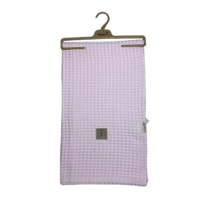 Bibaby Biorganic Bebek Pike Battaniye 100x115 cm 64712 Pembe