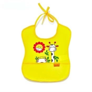 Babyjem Poli Muşamba Küçük Mama Önlüğü 030 Sarı