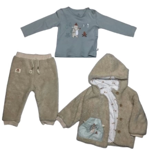 Bibaby Happy Camper 3'Lü Set 73335 Bej
