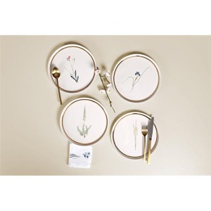 Porland Botanical 4lü Düz Tabak 21 Cm