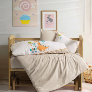 Cotton Box Punch Nakışlı Bebek Nevresim Takımı Kiddo
