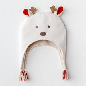 Andywawa Ac25333 Happy Newyear Bebe Şapka Ekru