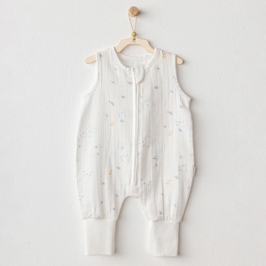 Andywawa Ac25610 Ocean İs My Happy Place Müslin Tulum White