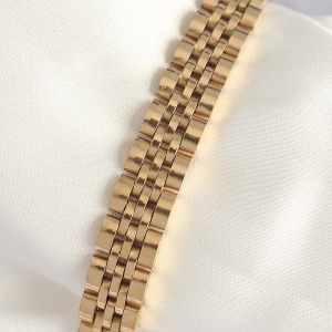 316L Çelik Gold Renk Zincir Model Erkek Bileklik