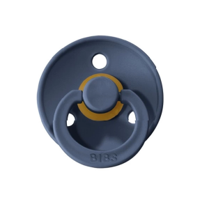 Bibs Colour Kauçuk Emzik 6-18 Ay Steel Blue