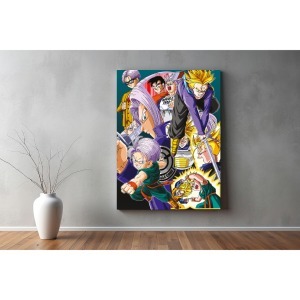 Anime Karakterleri Özel Tasarım Kanvas Tablo 171