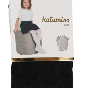 8680652824005 Katamino Sidney Desenli İnce Kız Külotlu k62291 Siyah(1 Adet)