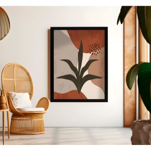Bohem Tarz MDF Plastik Çerçeveli Dekoratif Tablo 01 