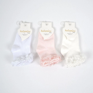 Katamino Teri Aks. Bebek Soket Çorap K46206 Karışık(1 Adet)